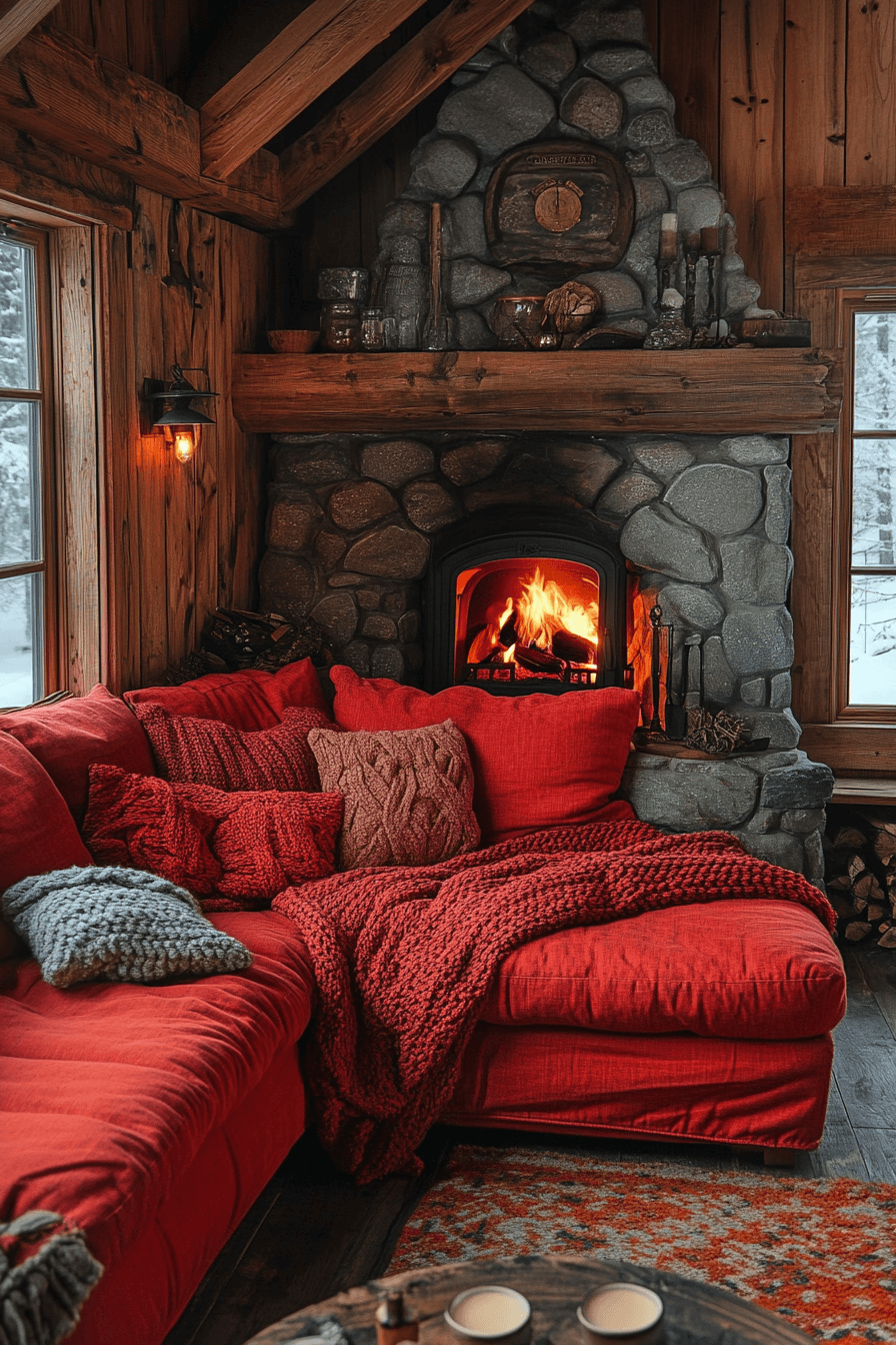 27+ Red Couch Living Room Ideas to Transform Small Spaces With Big Impact red couch living room