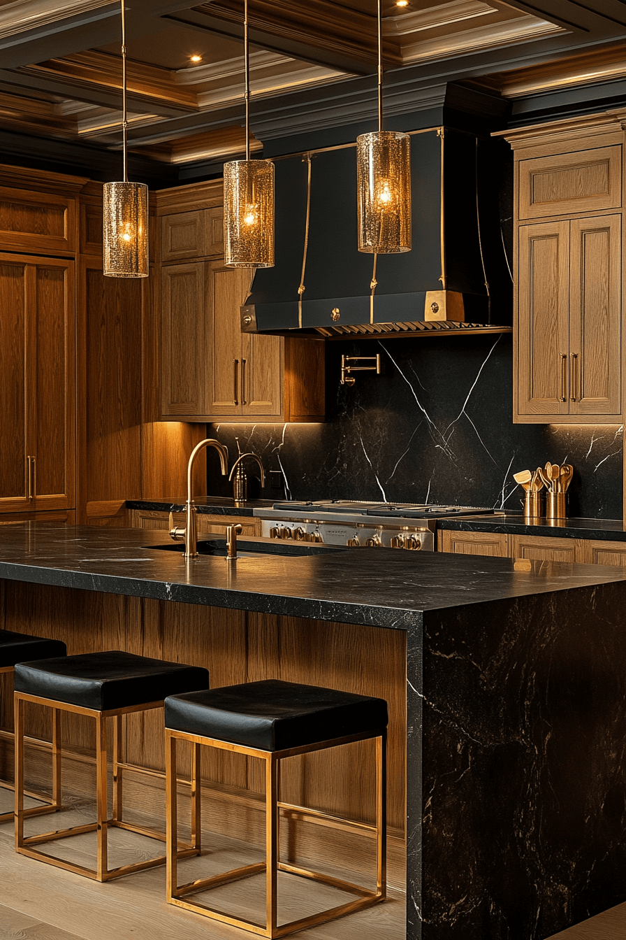27+ Golden Oak Kitchen Cabinets That Make Every Detail Stand Out golden oak kitchen cabinets