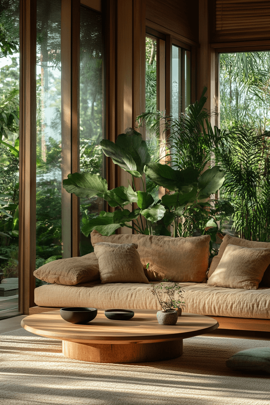 cognac couch living room ideas