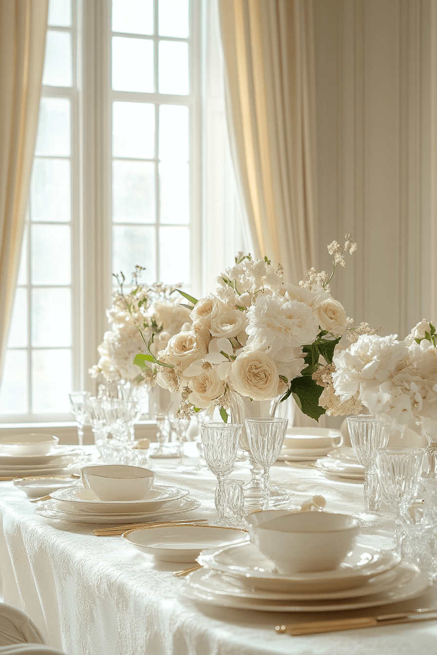 granny chic dining room