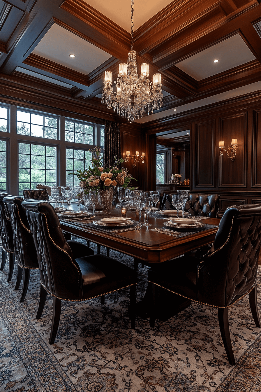 granny chic dining room