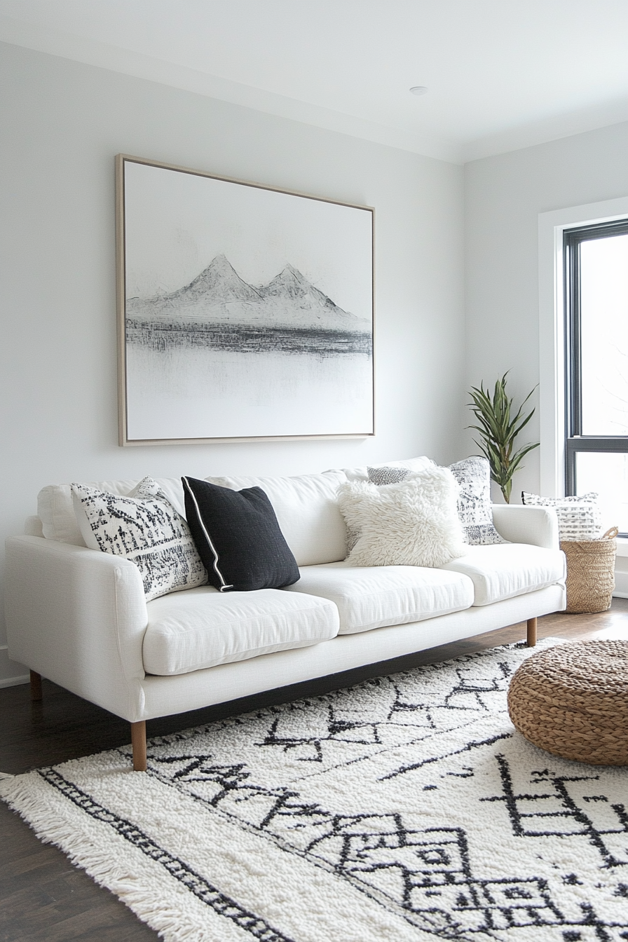 28+ White Couch Living Room Inspiration for a Fresh Yet Classic Vibe white couch living room