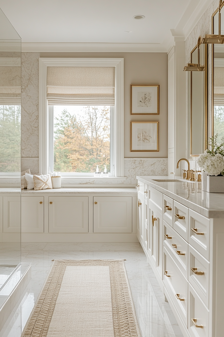 granny chic bathroom