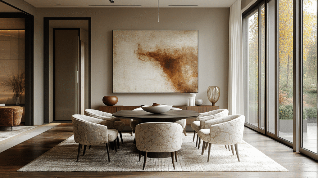 granny chic dining room