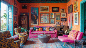 granny chic living room