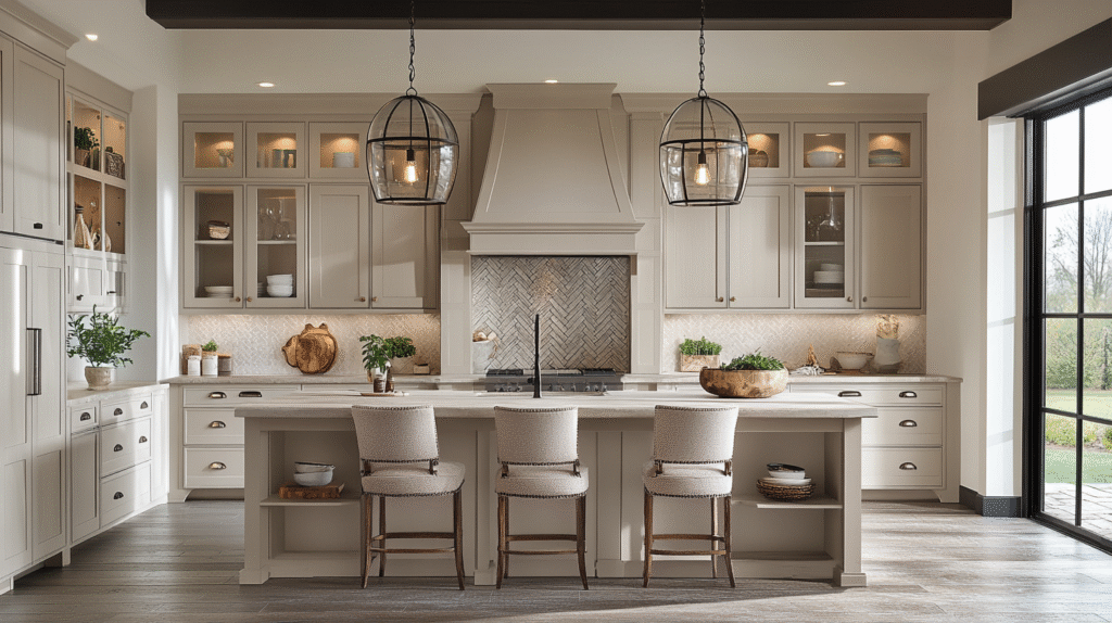 pale oak kitchen cabinets