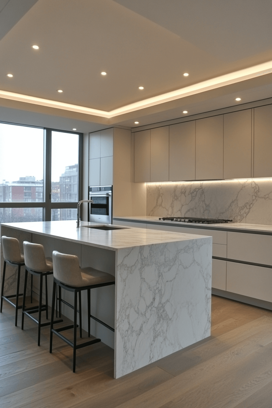 29 Marble Countertops to Transform Your Kitchen Into a Work of Art marble countertops