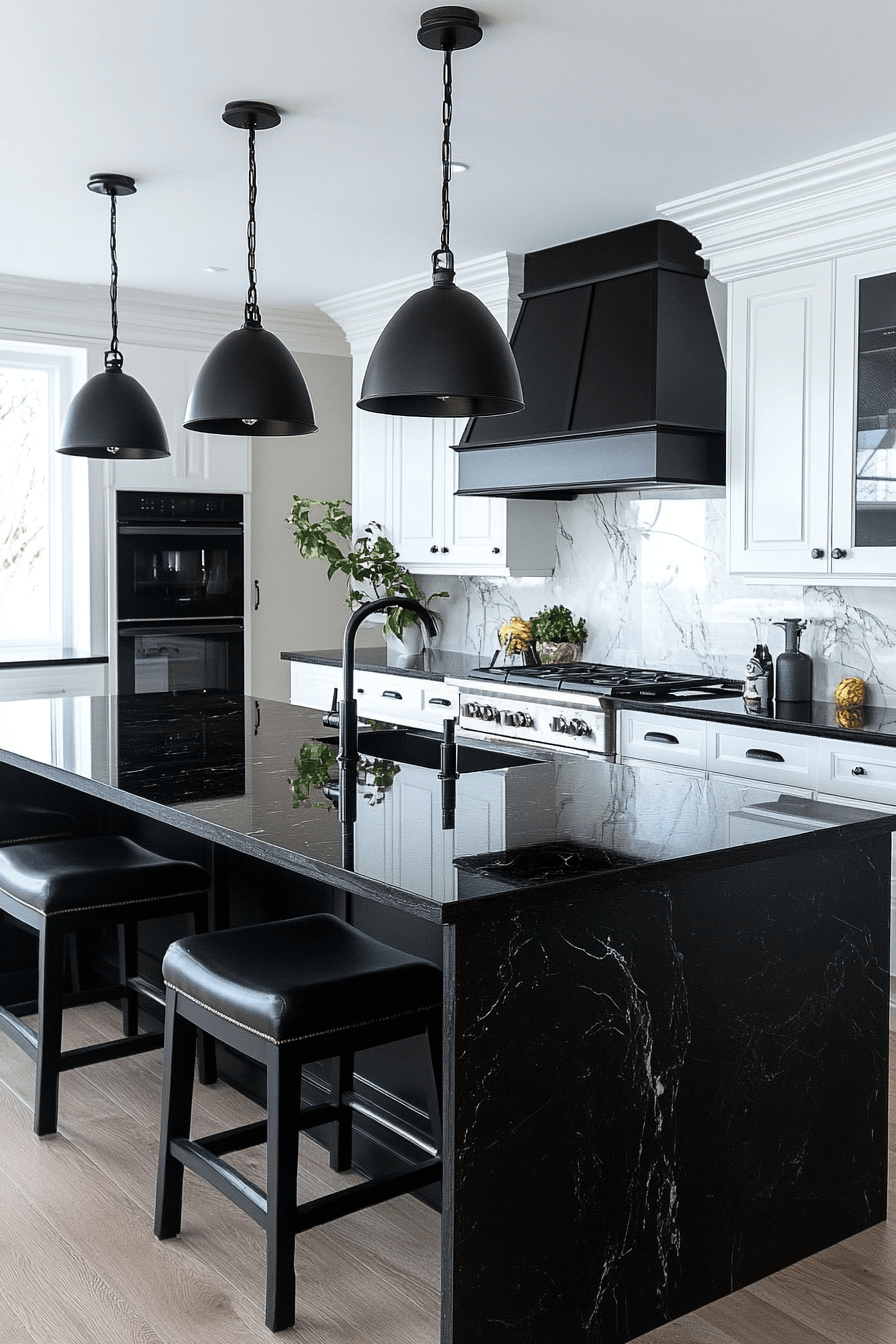 29 Black Countertops That Glow With Contemporary Elegance black countertops
