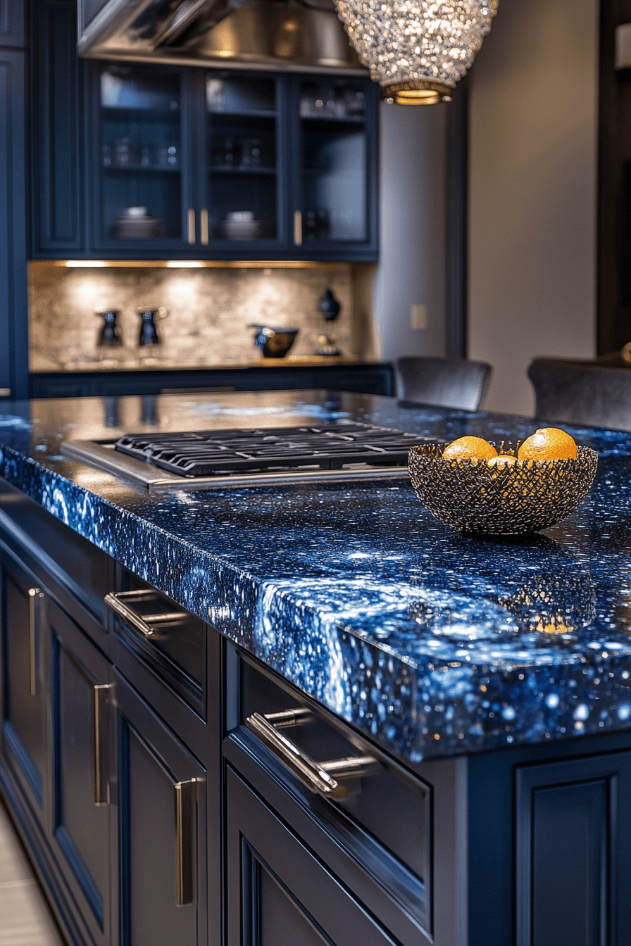 29 Blue Granite Countertops That Bring Serenity and Style to Every Home blue granite countertops