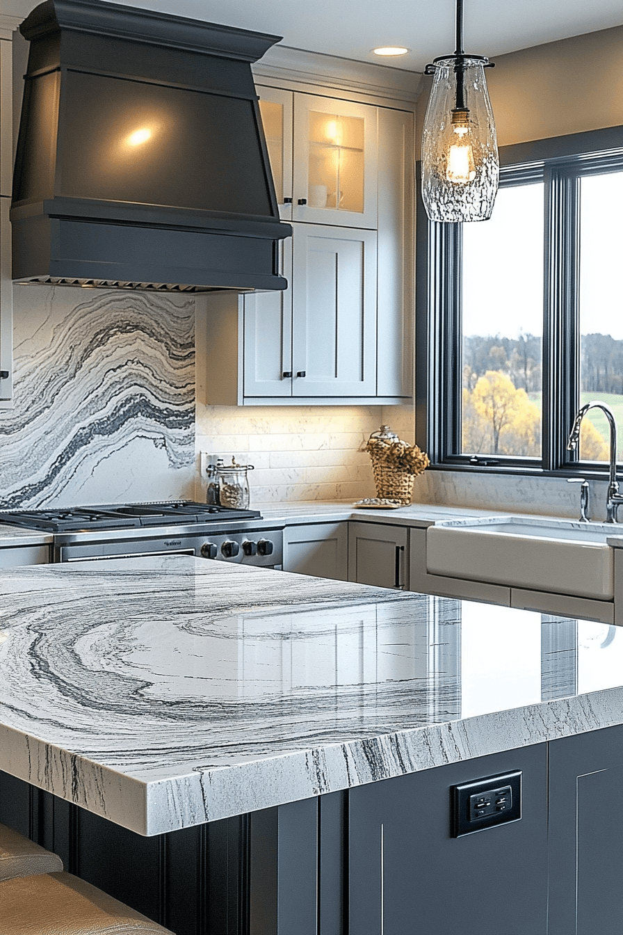 29 White Granite Countertops That Glow With Natural Light and Timeless Appeal white granite countertops