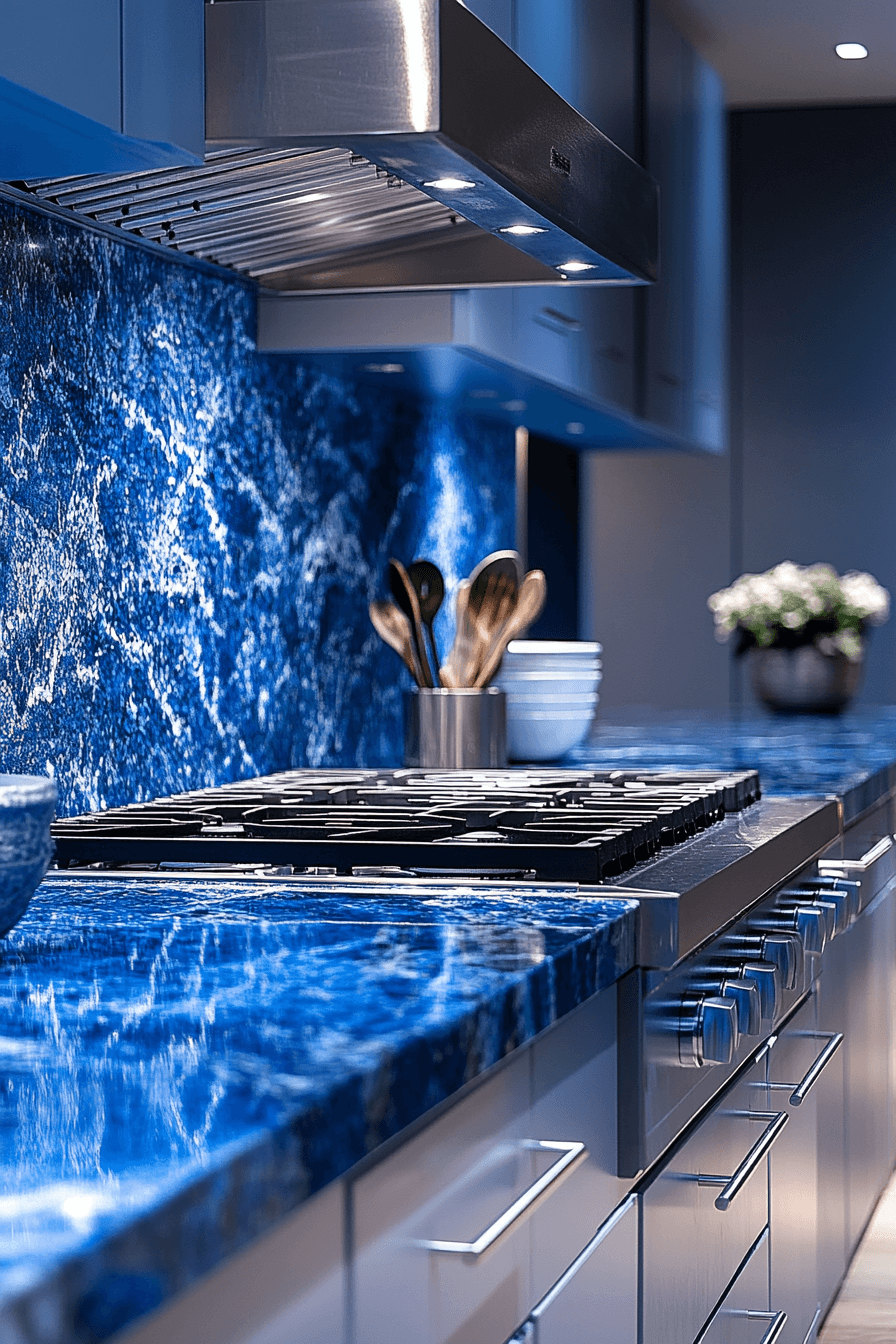 29 Blue Granite Countertops That Bring Serenity and Style to Every Home blue granite countertops