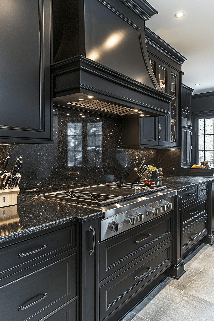 29 Black Countertops That Glow With Contemporary Elegance black countertops