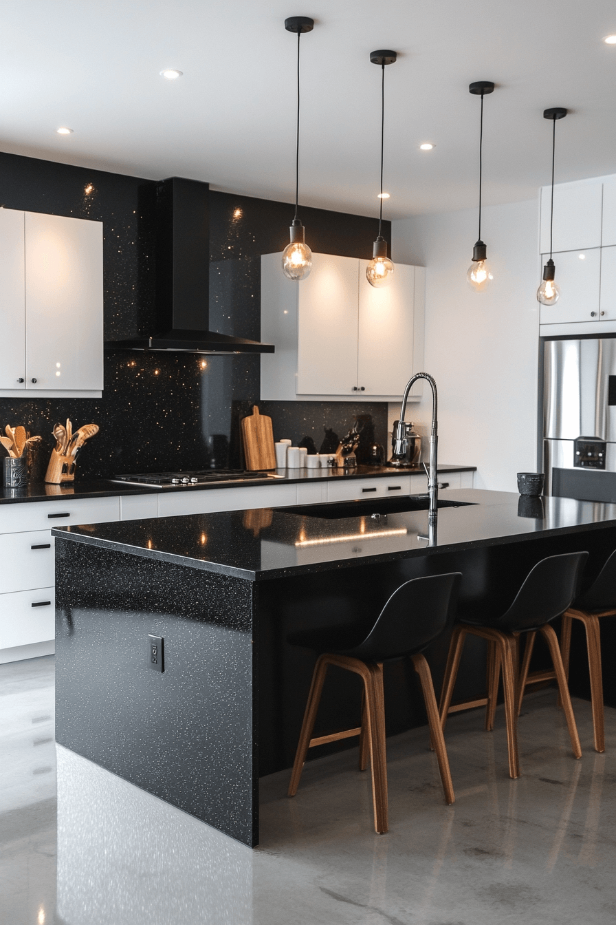 29 Black Countertops That Glow With Contemporary Elegance black countertops