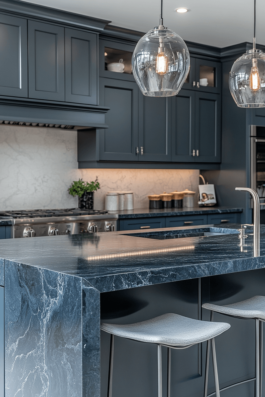 29 Black Quartz Countertops to Add Depth and Dimension to Your Design black quartz countertops