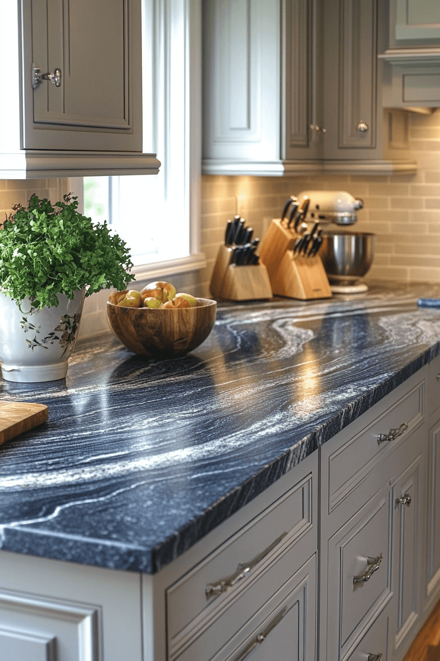 29 Blue Granite Countertops That Bring Serenity and Style to Every Home blue granite countertops