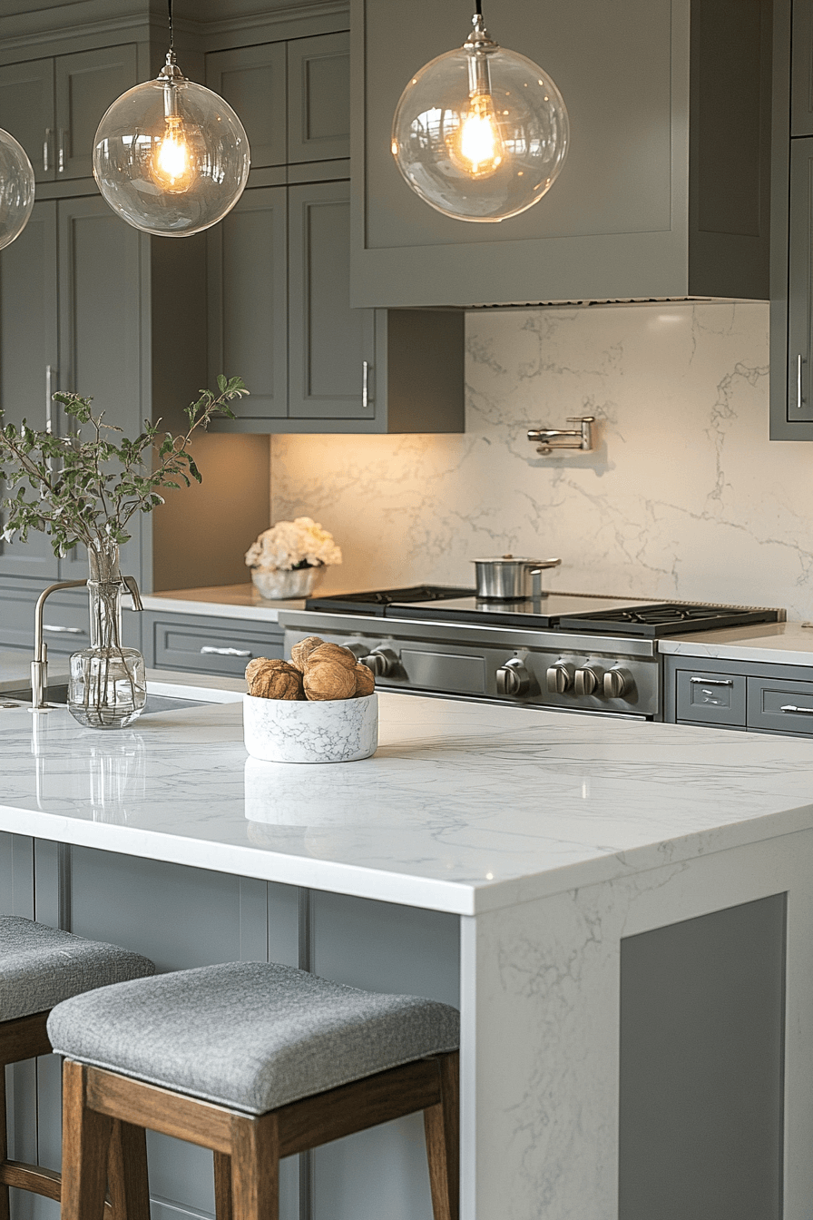 29 Marble Countertops to Transform Your Kitchen Into a Work of Art marble countertops