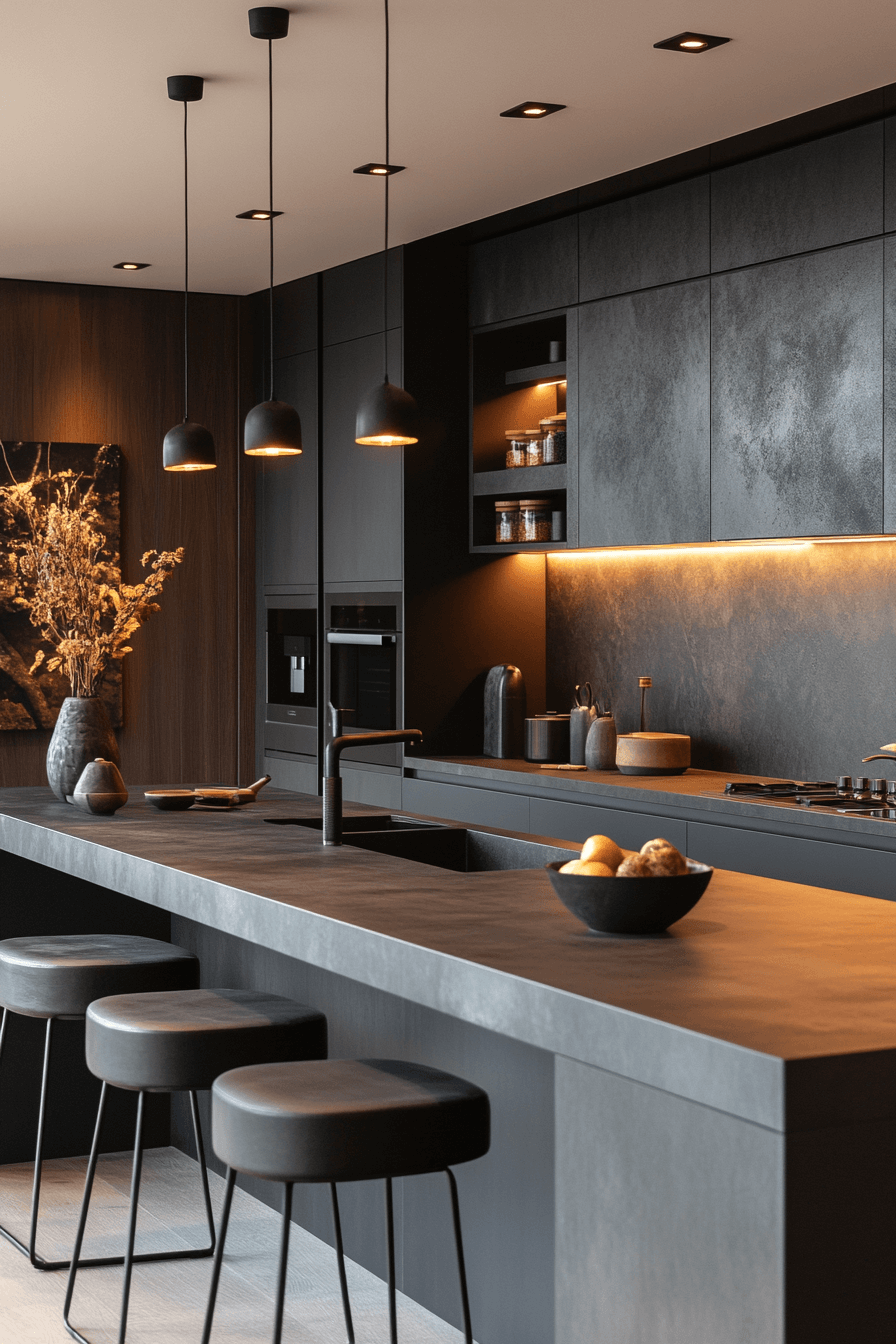 29 Black Countertops That Glow With Contemporary Elegance black countertops