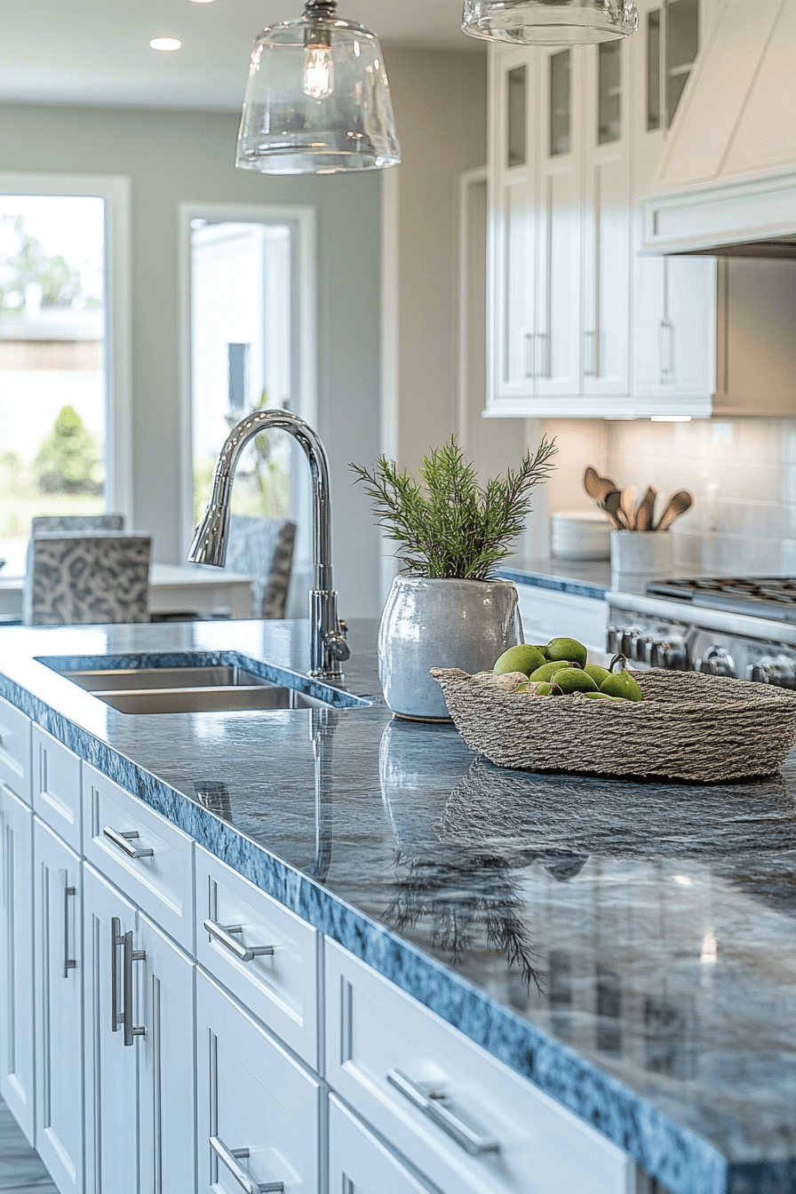 29 Blue Granite Countertops That Bring Serenity and Style to Every Home blue granite countertops