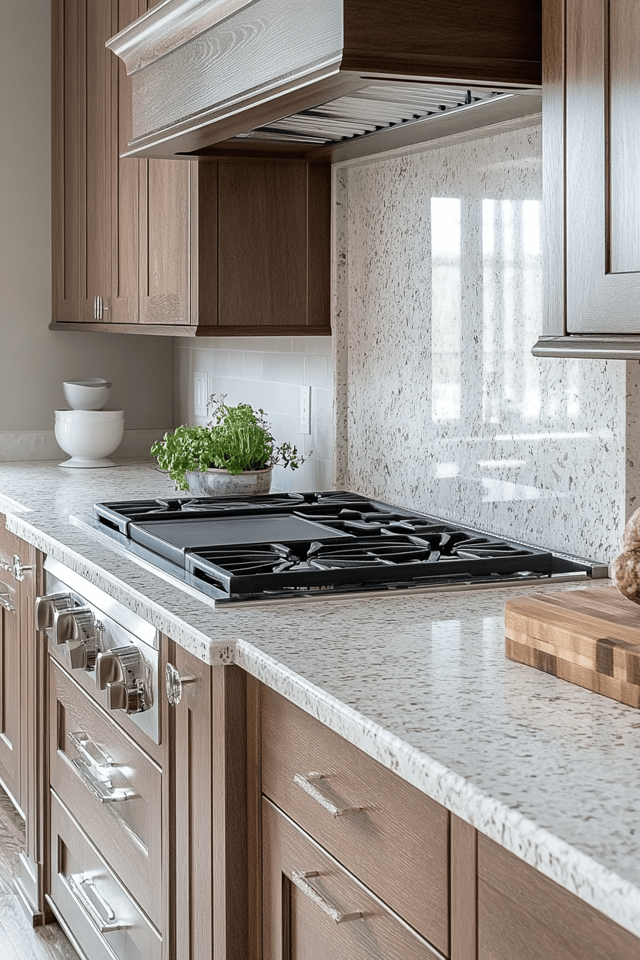 29 White Granite Countertops That Glow With Natural Light and Timeless Appeal white granite countertops