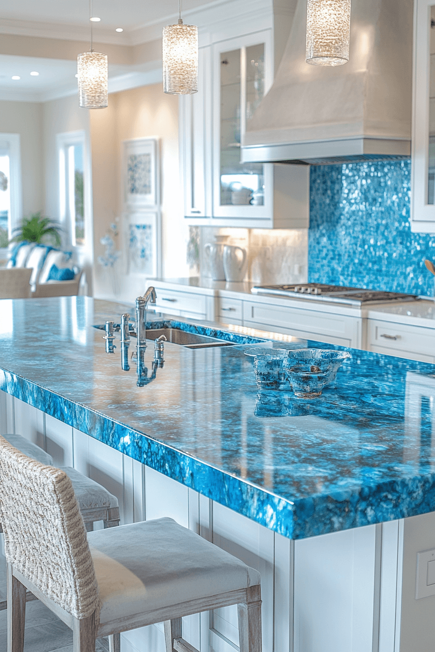 29 Blue Granite Countertops That Bring Serenity and Style to Every Home blue granite countertops