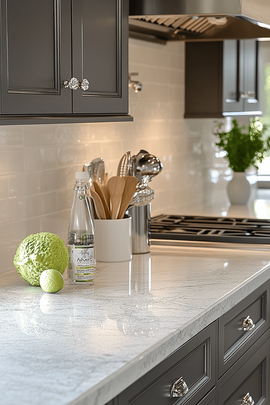 29 White Granite Countertops That Glow With Natural Light and Timeless Appeal white granite countertops