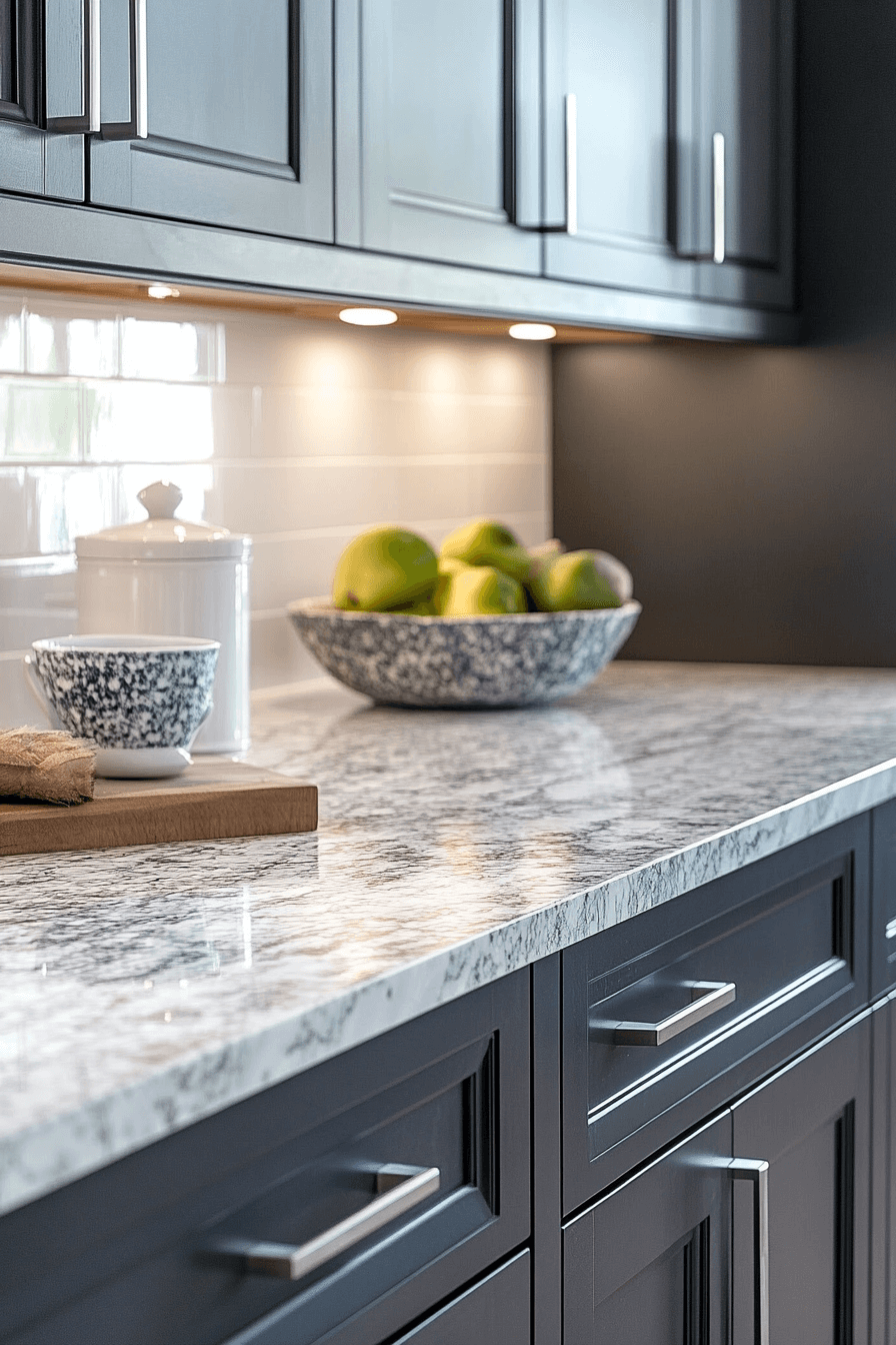 29 White Granite Countertops That Glow With Natural Light and Timeless Appeal white granite countertops