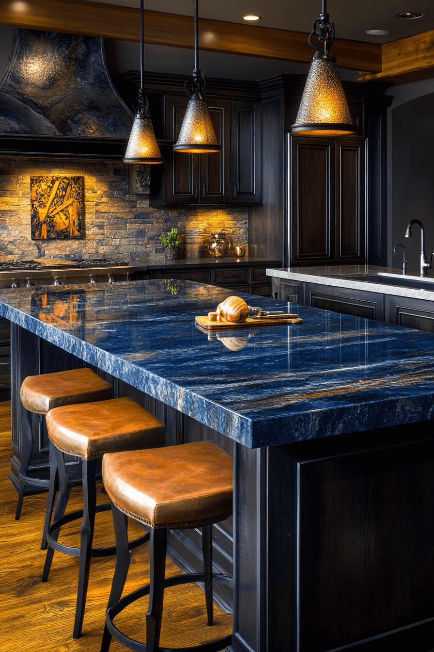 29 Blue Granite Countertops That Bring Serenity and Style to Every Home blue granite countertops