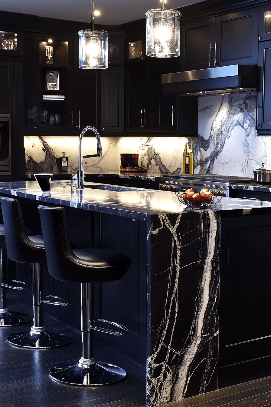 29 Marble Countertops to Transform Your Kitchen Into a Work of Art marble countertops