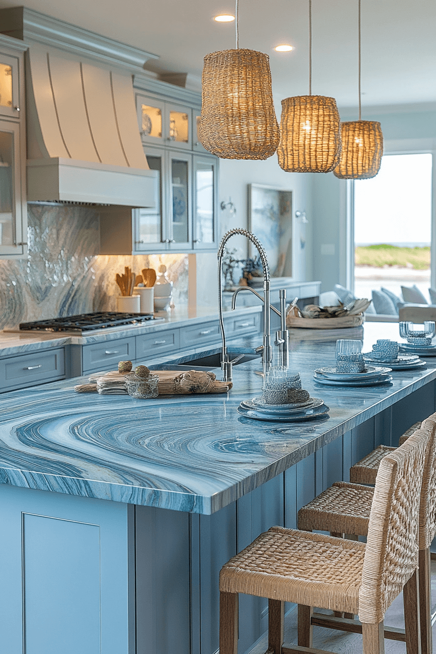 29 Marble Countertops to Transform Your Kitchen Into a Work of Art marble countertops
