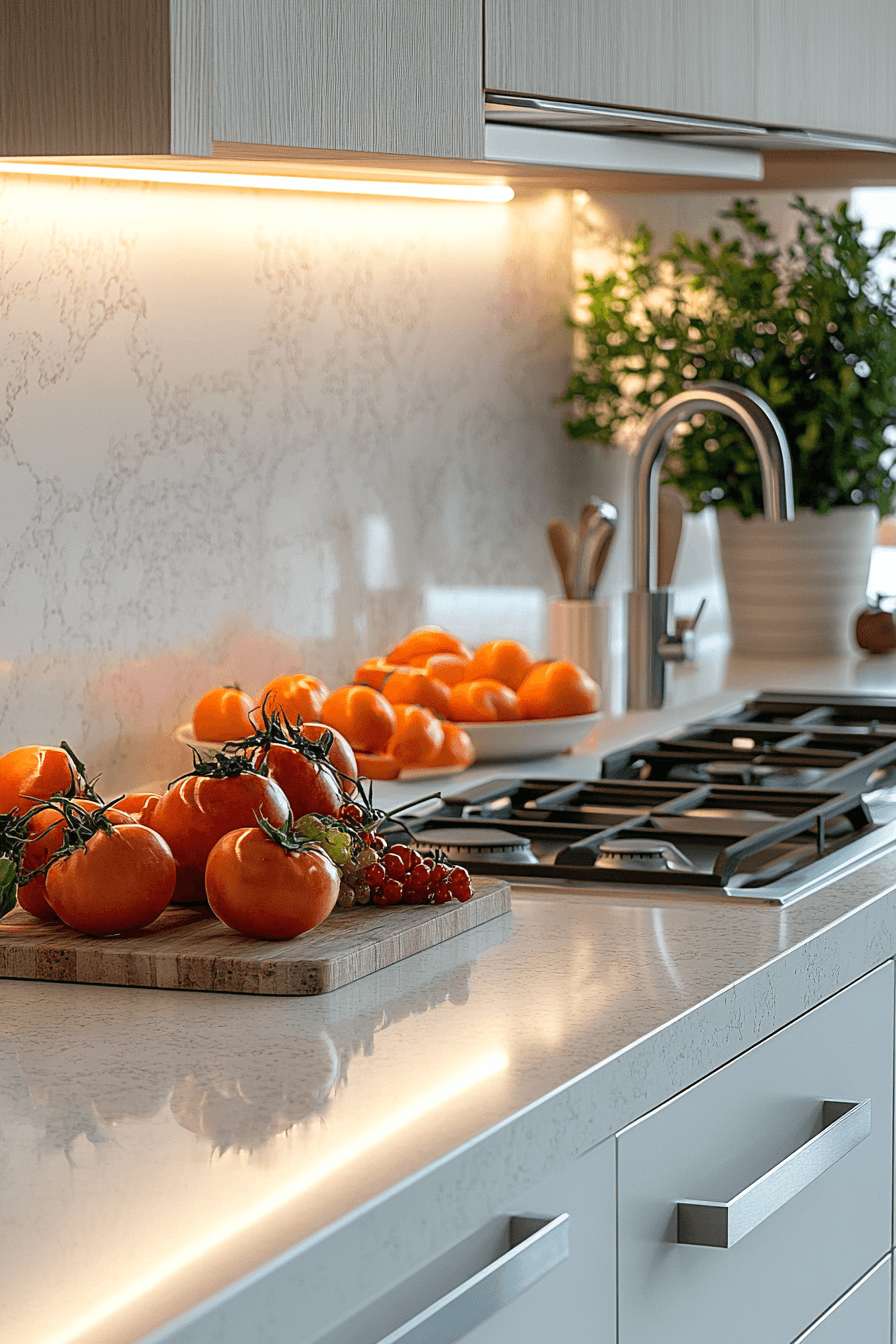 29 White Granite Countertops That Glow With Natural Light and Timeless Appeal white granite countertops