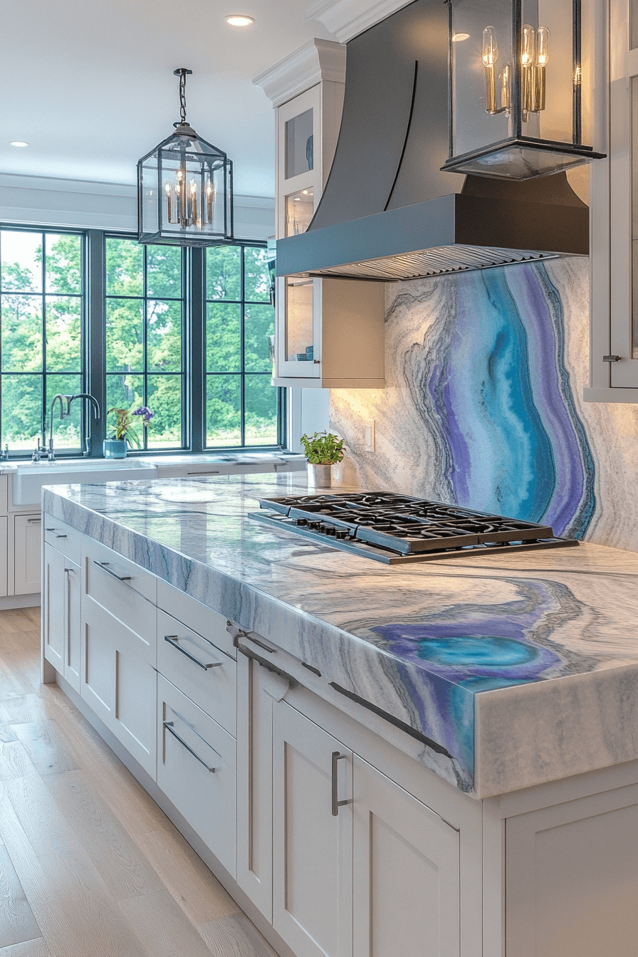 29 Marble Countertops to Transform Your Kitchen Into a Work of Art marble countertops