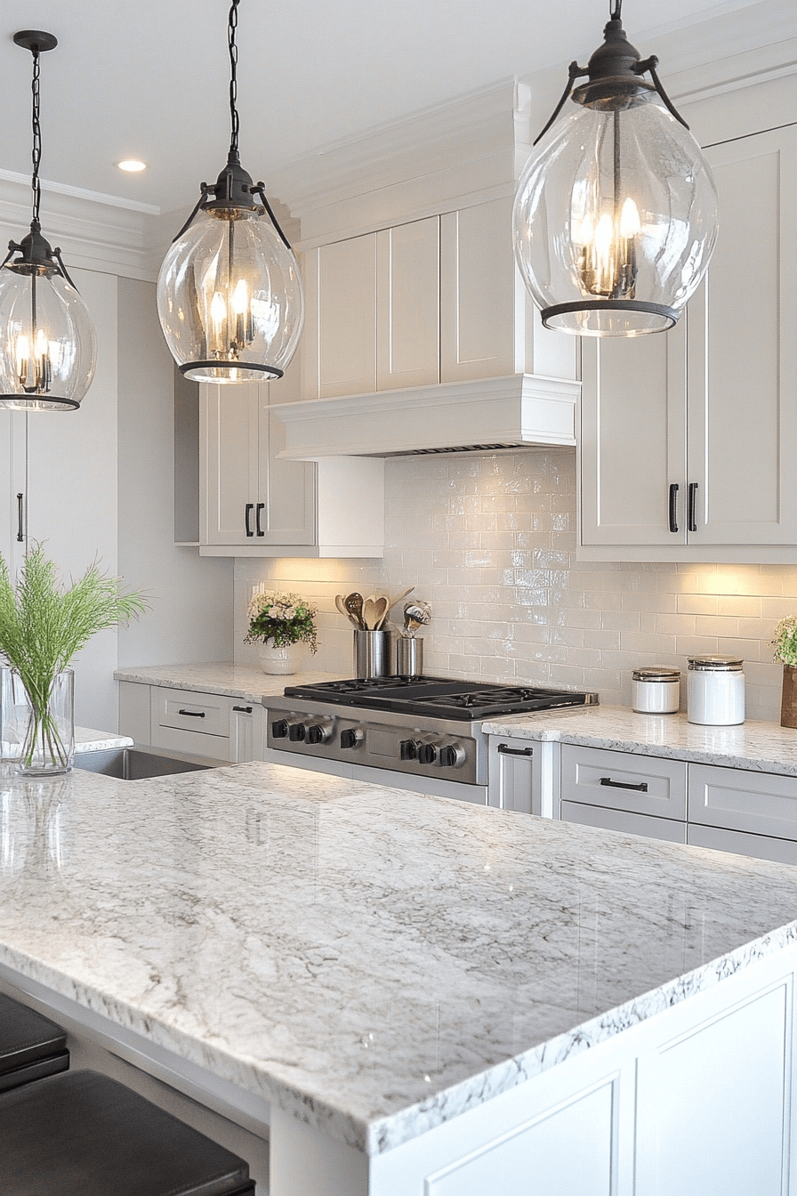 29 White Granite Countertops That Glow With Natural Light and Timeless Appeal white granite countertops