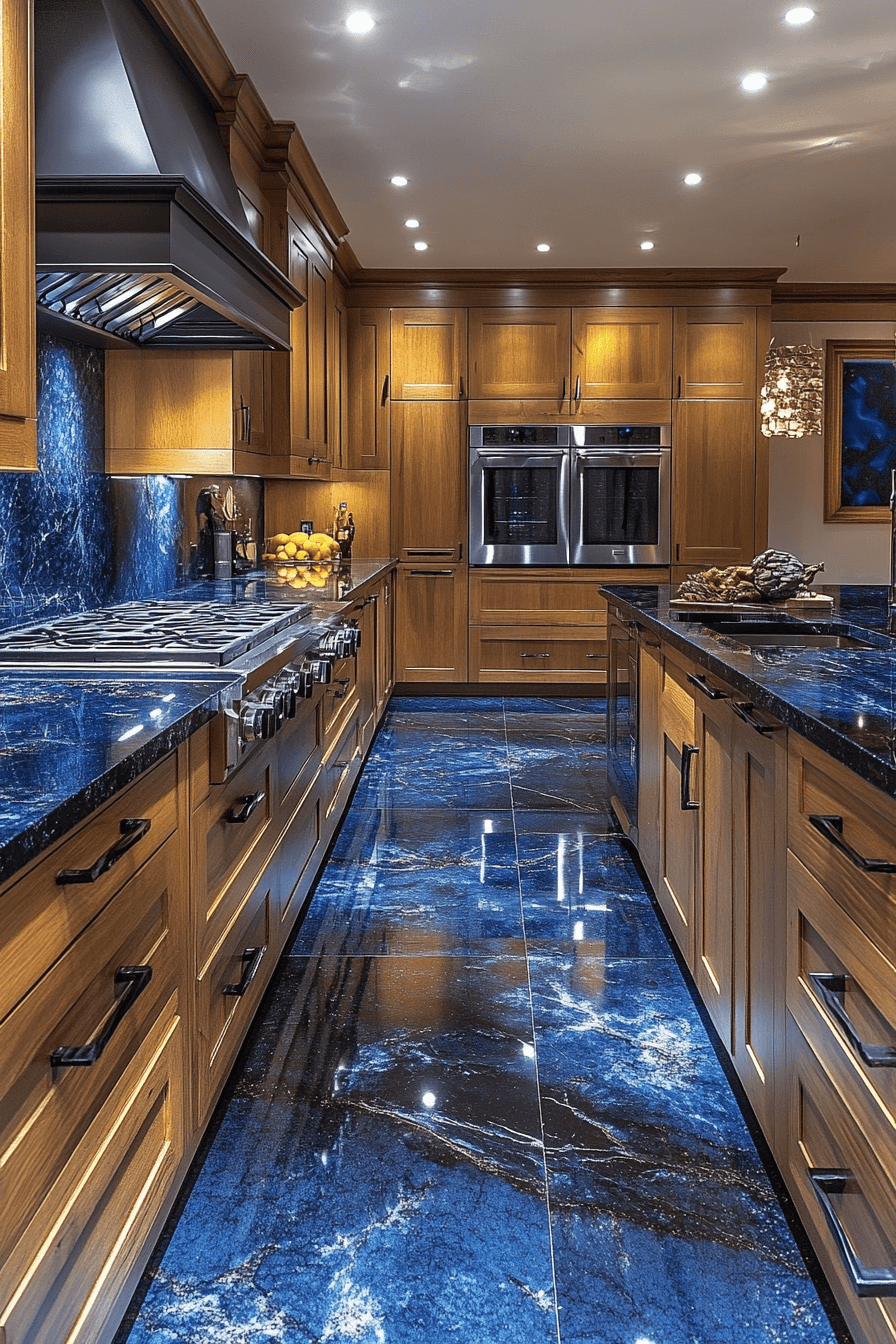 29 Blue Granite Countertops That Bring Serenity and Style to Every Home blue granite countertops