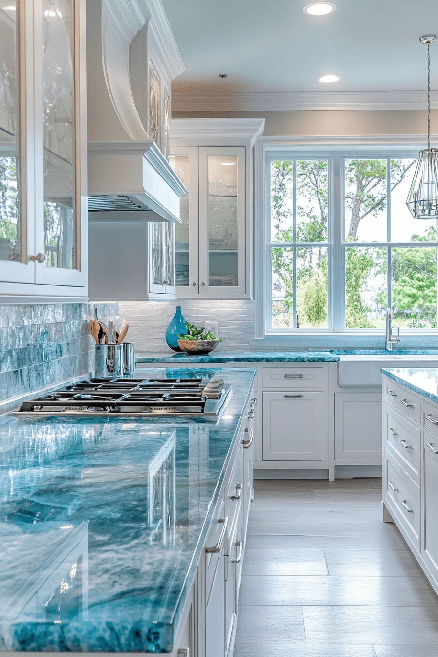 29 Marble Countertops to Transform Your Kitchen Into a Work of Art marble countertops