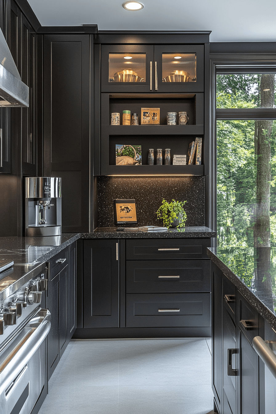 29 Black Countertops That Glow With Contemporary Elegance black countertops