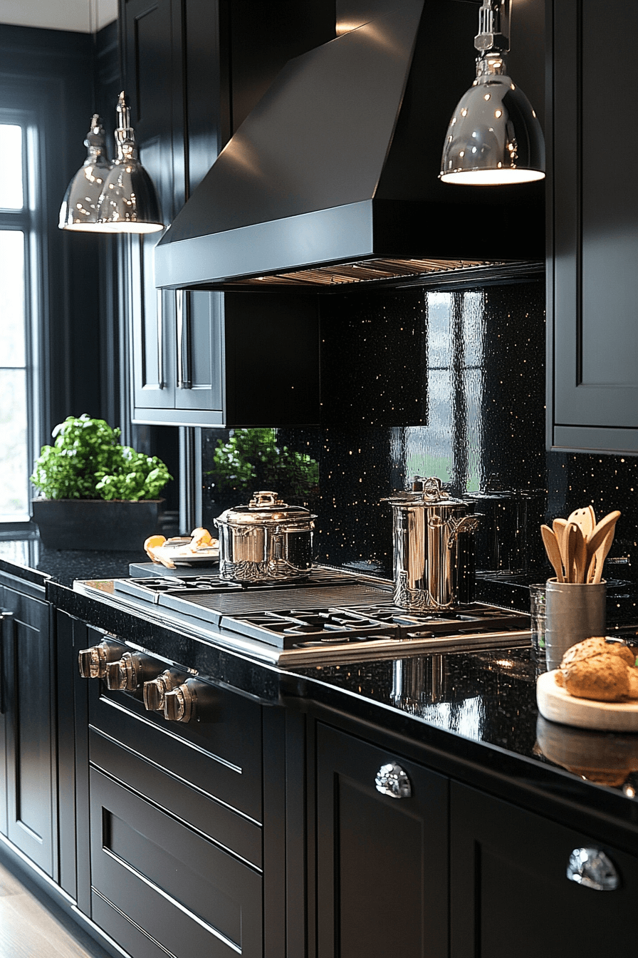 29 Black Countertops That Glow With Contemporary Elegance black countertops