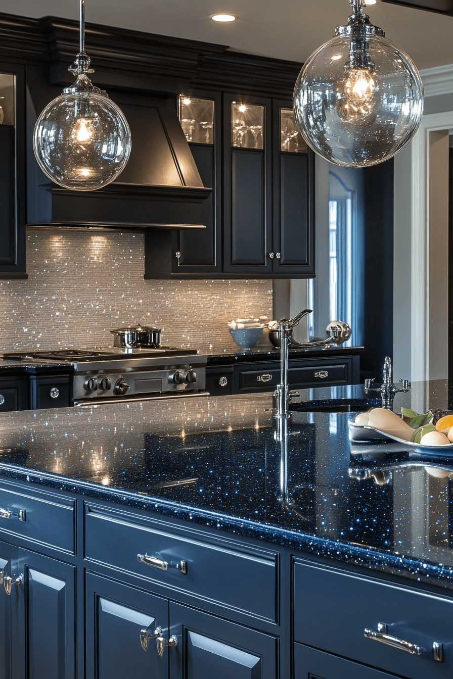 29 Blue Granite Countertops That Bring Serenity and Style to Every Home blue granite countertops