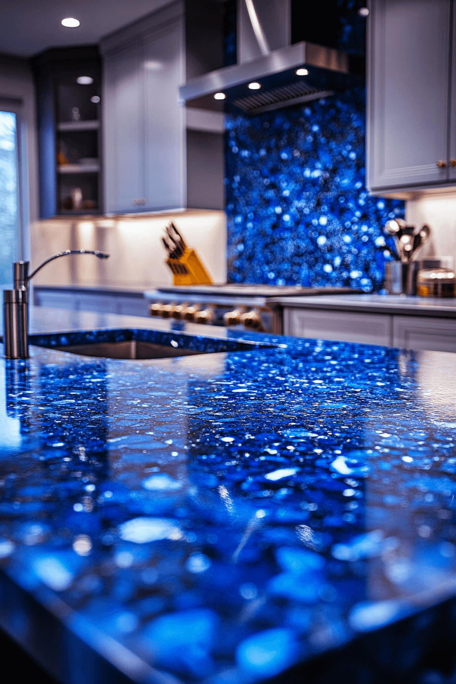 29 Blue Granite Countertops That Bring Serenity and Style to Every Home blue granite countertops