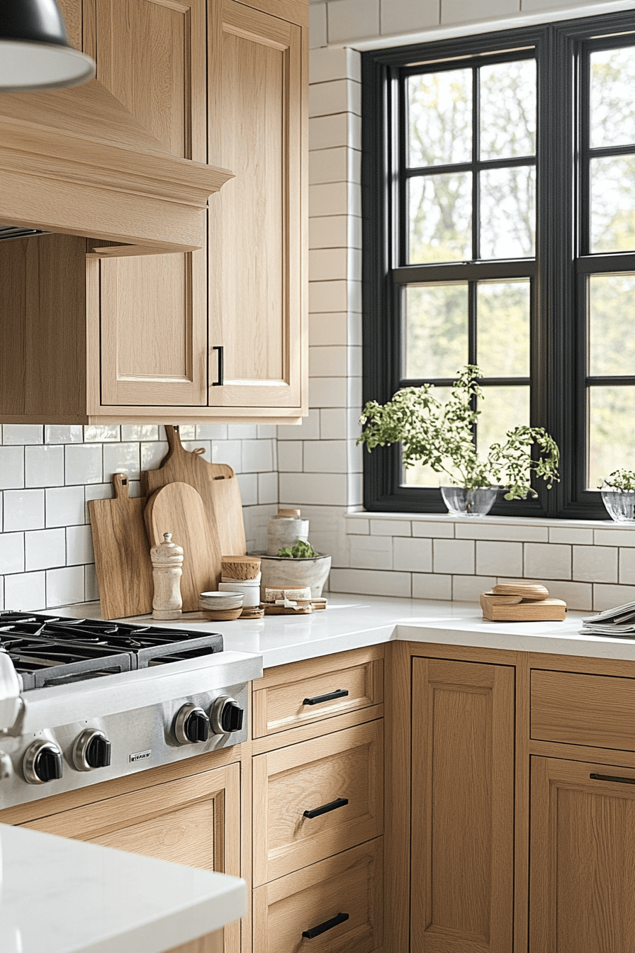 farmhouse backsplash