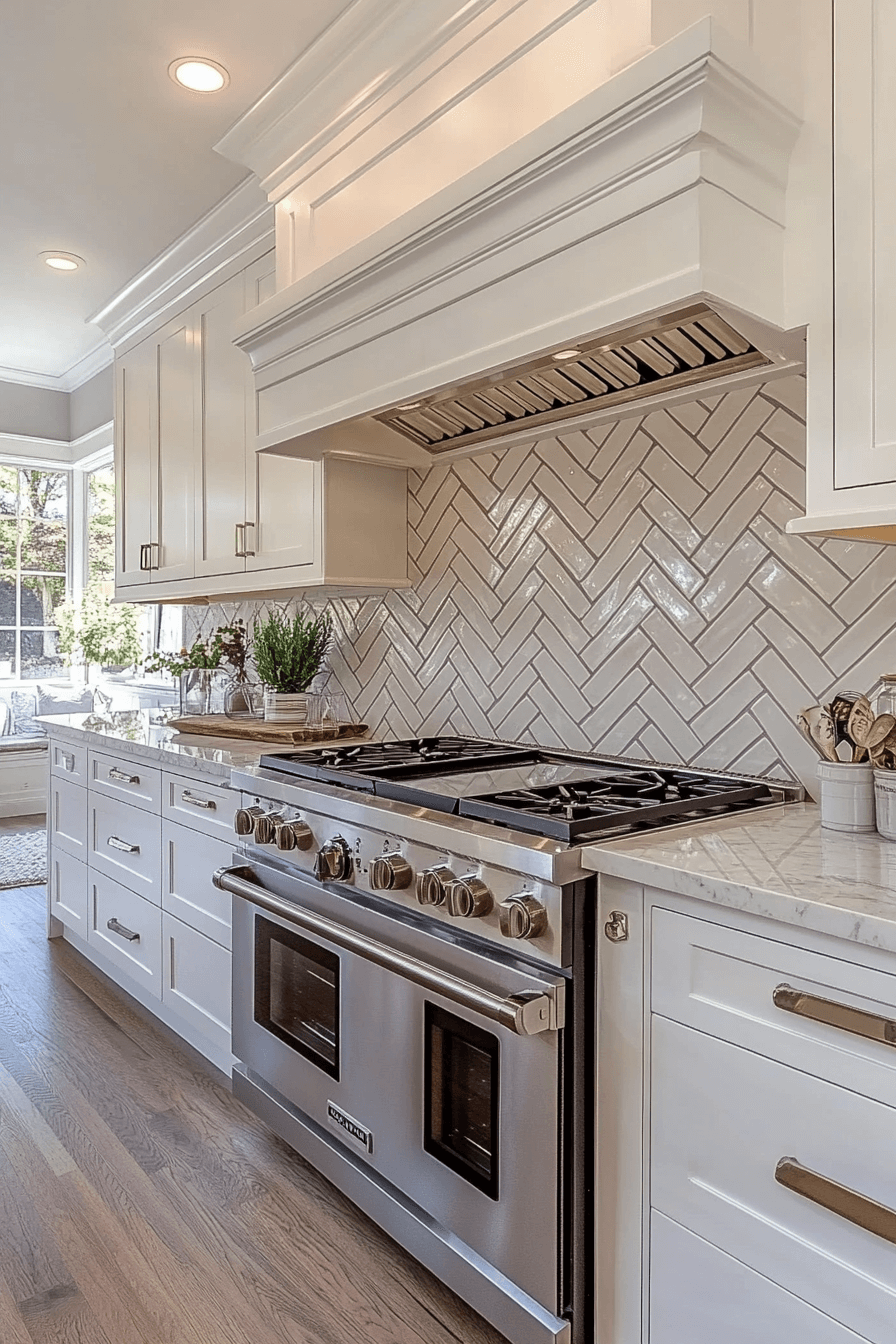 29 Herringbone Backsplash Ideas That Bring Clean Stylish Energy herringbone backsplash