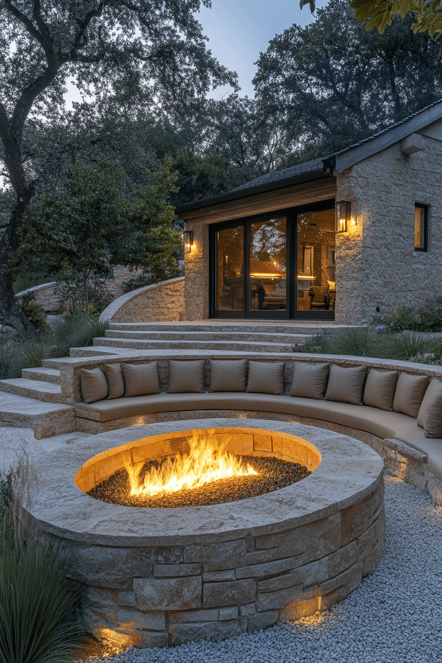 29 Backyard Fire Pit Ideas Lounge Areas For A Peaceful Glowing Escape backyard fire pit ideas lounge areas