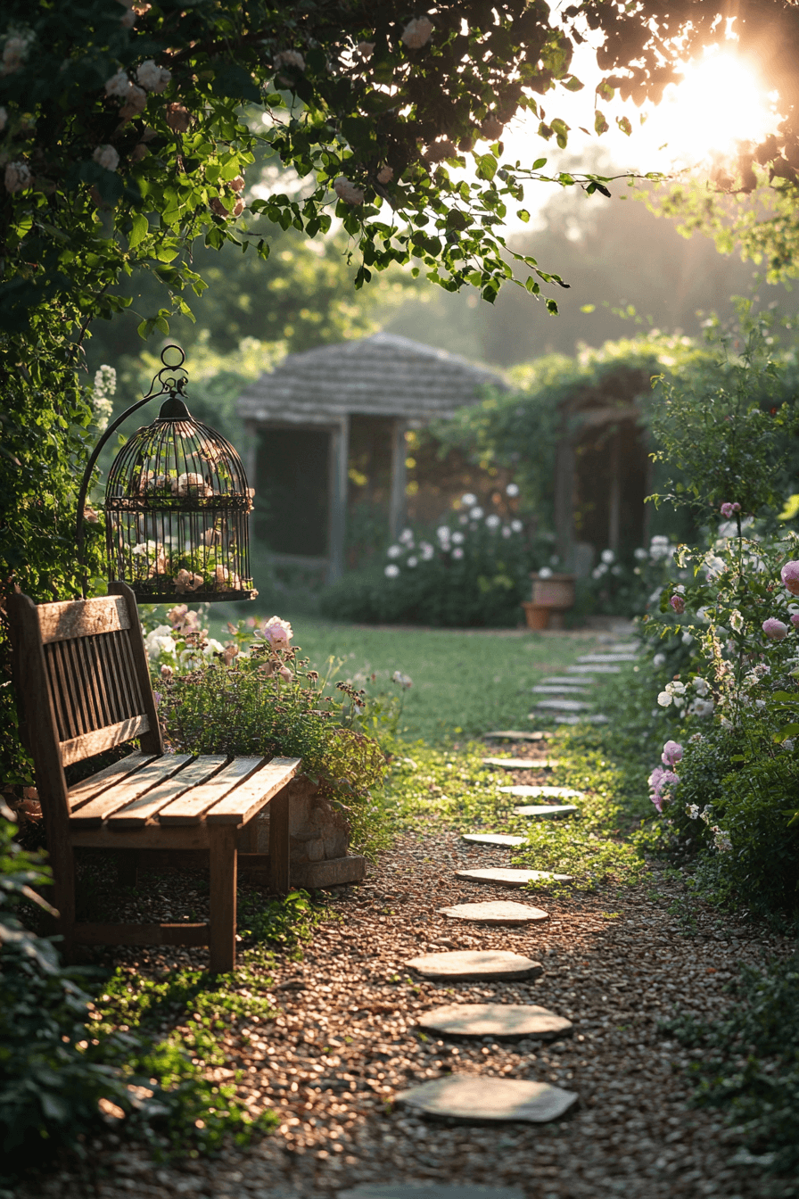 29 Vintage Garden Décor Designs to Bring Whimsical Beauty Outdoors vintage garden decor