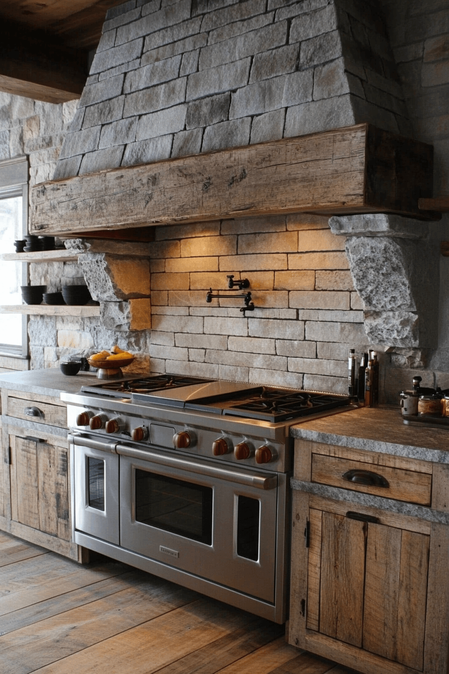 29 Rustic Kitchen Backsplash Ideas For A Fresh Heartwarming Transformation rustic kitchen backsplash