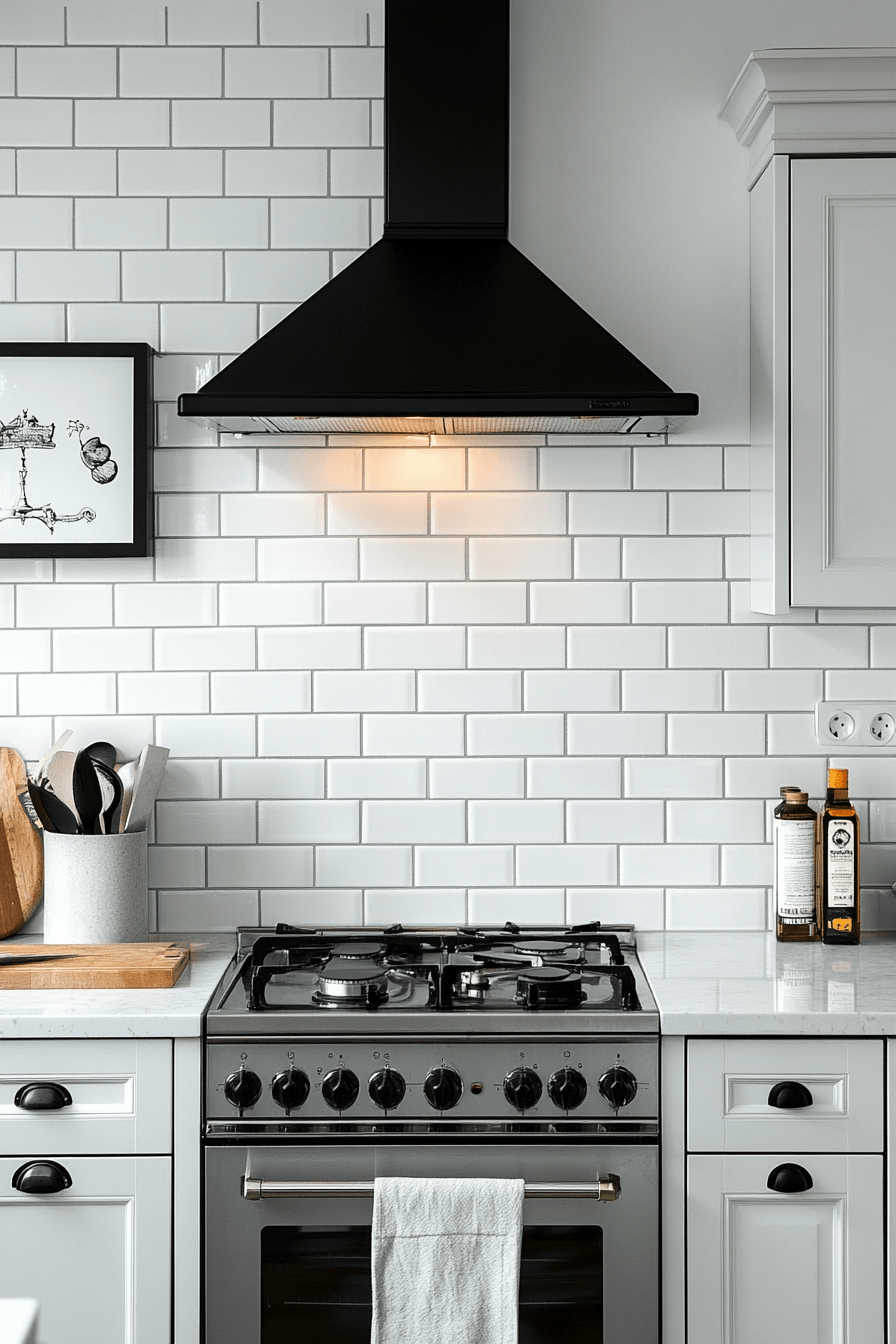 29 White Backsplash Kitchen Ideas That Spark Happy Modern Energy white backsplash kitchen