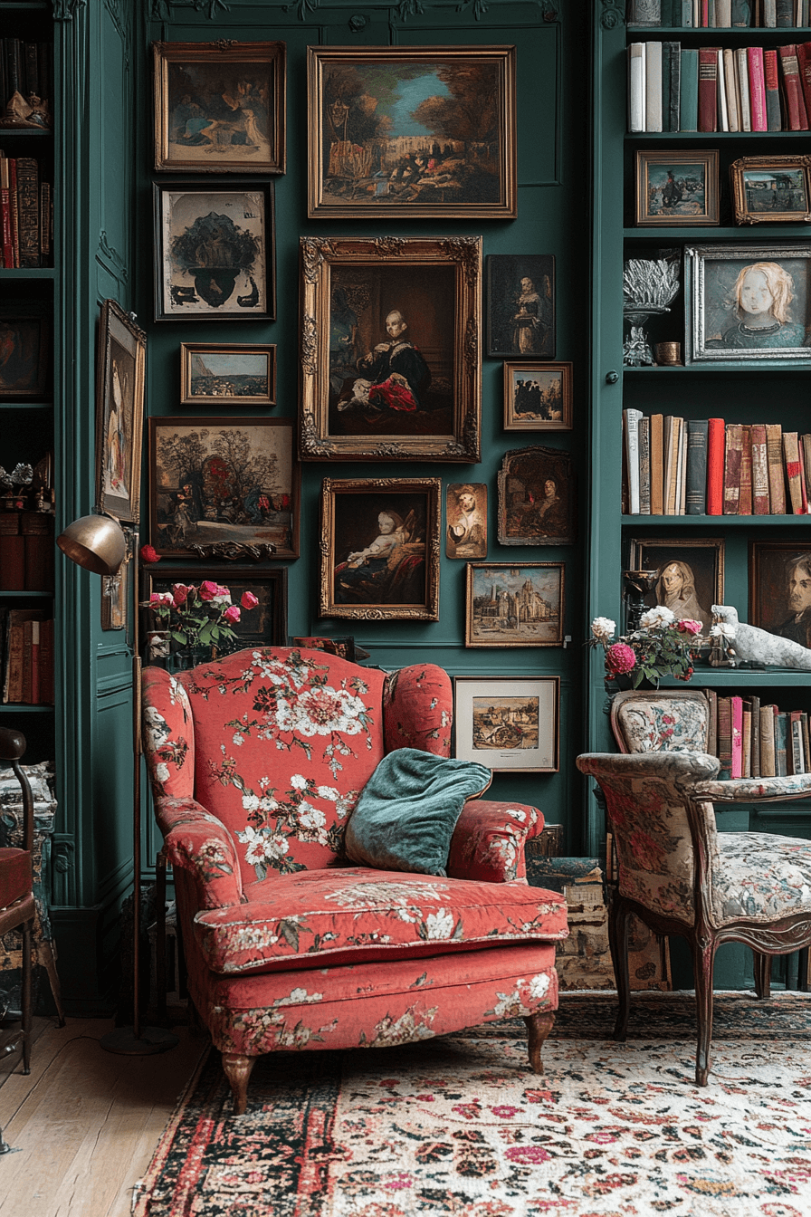 vintage maximalist decor