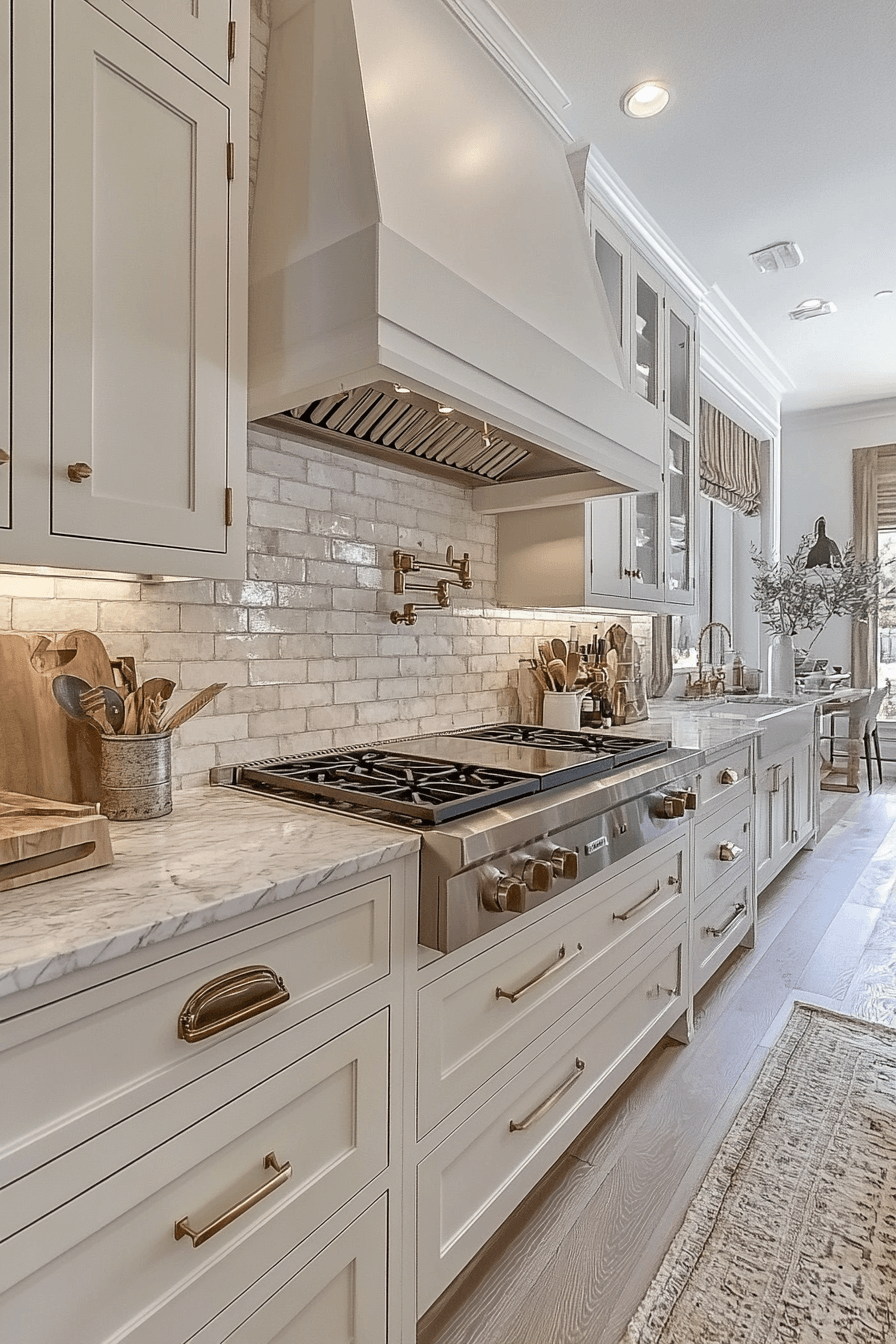 29 Brick Backsplash Kitchen Ideas That Make Every Meal Feel Homey brick backsplash kitchen