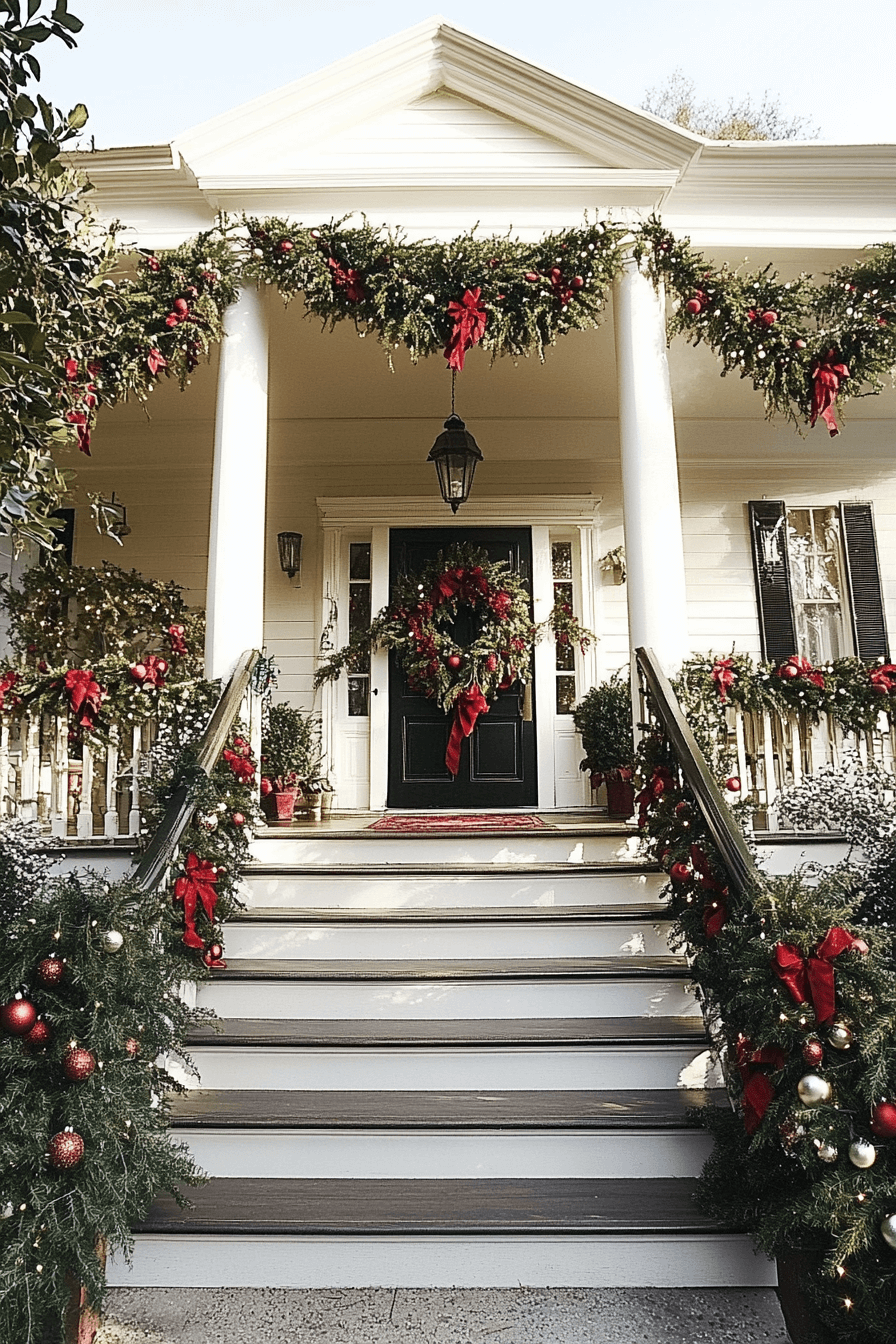 29 Christmas Porch Decor Ideas That Spark Happy Seasonal Spirit christmas porch decor