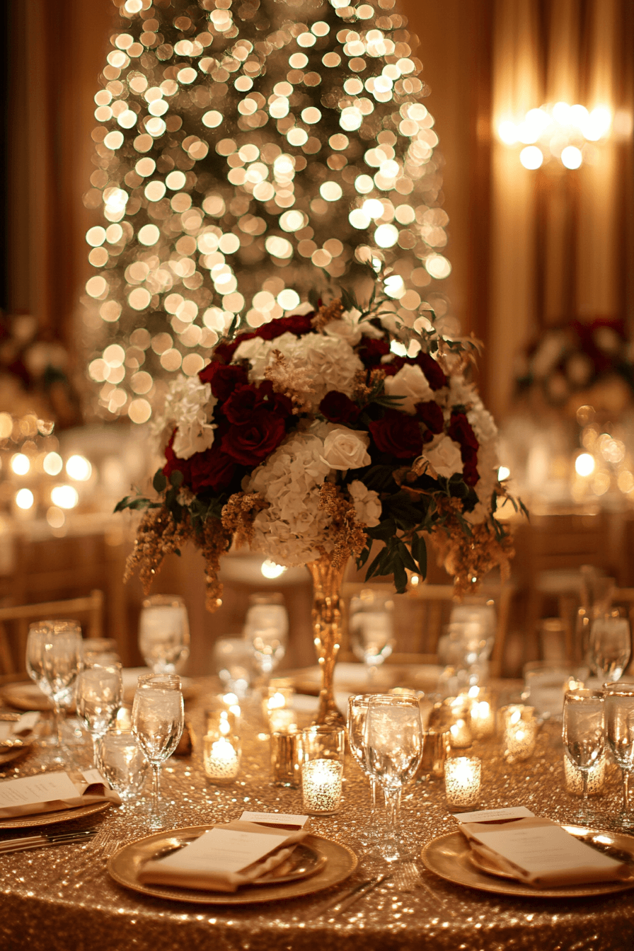 29 Christmas Wedding Ideas For A Beautiful Winter Wonderland Celebration christmas wedding ideas