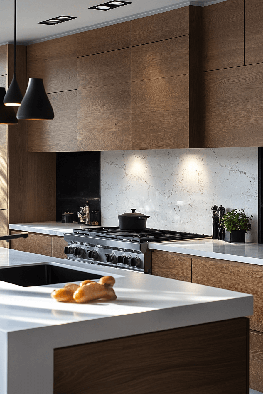 29 Oak Cabinets With White Countertops to Elevate Your Kitchen With Classic Appeal oak cabinets with white countertops