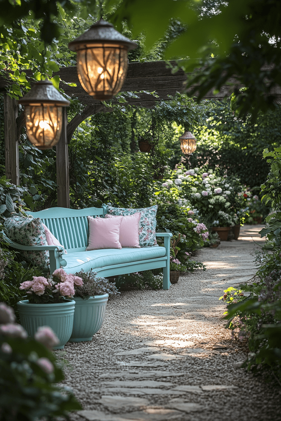 29 Vintage Garden Décor Designs to Bring Whimsical Beauty Outdoors vintage garden decor